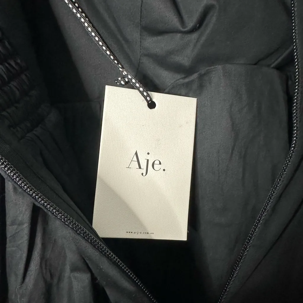 NWT Aje Black Valentina Cotton Poplin Bow - Image 9