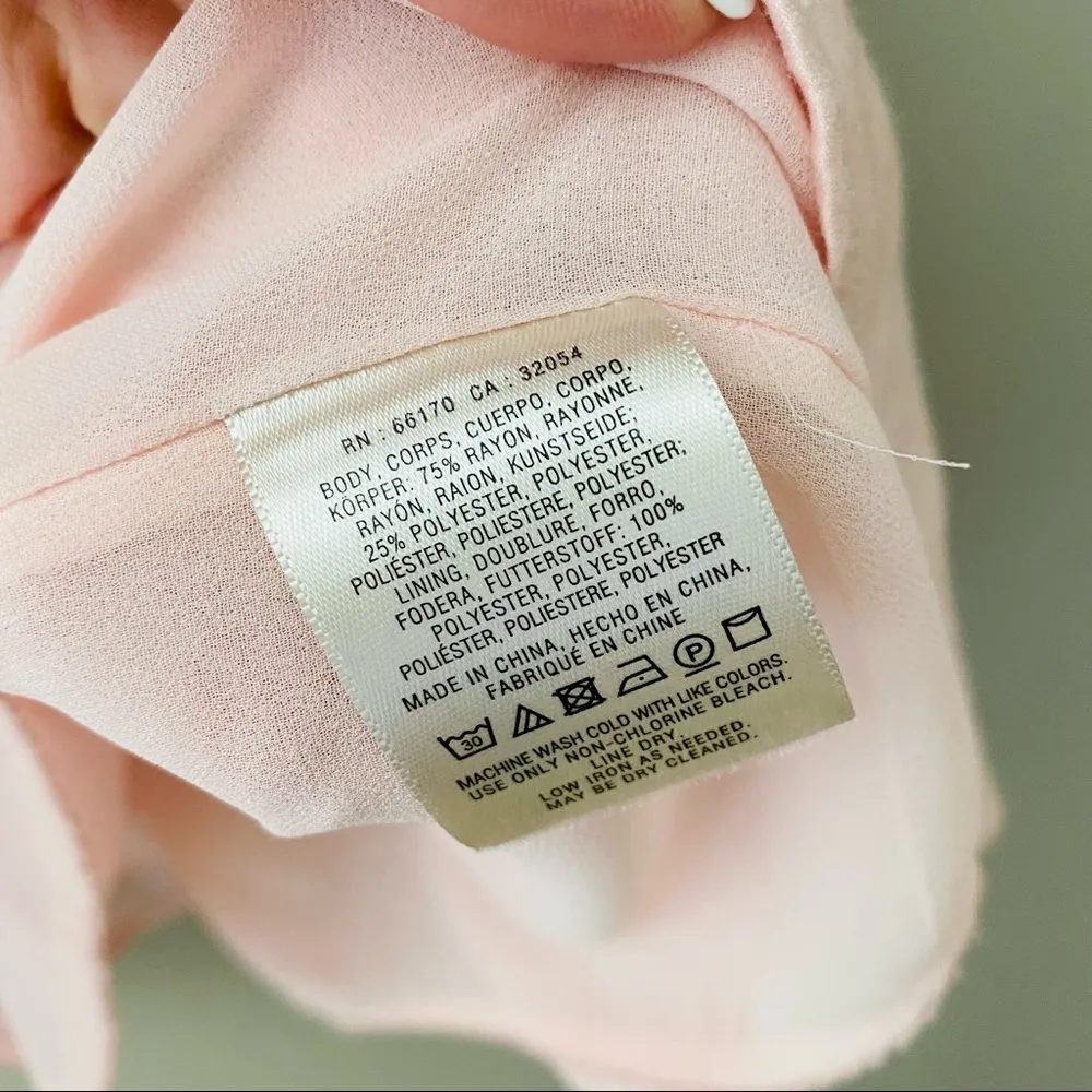 Floreat by Anthro. Flowy Tank Top Blouse Pink Sz XS - Image 6