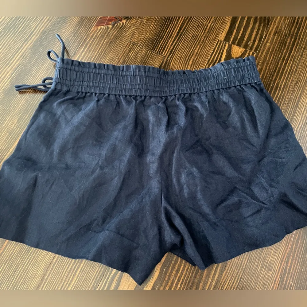 Navy Flowy J-Crew Shorts - Image 2