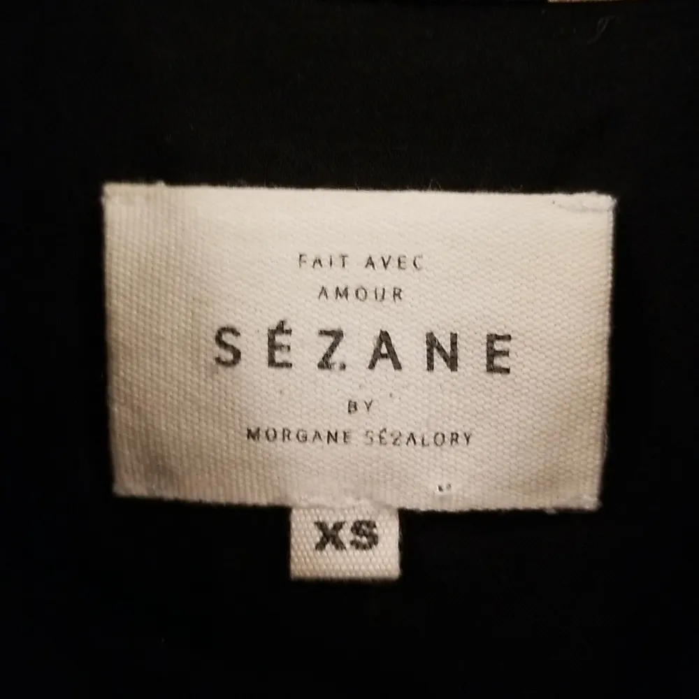 💕SEZANE💕 100% Silk Button Down Shirt Dress ~ Black Floral Print XS - Image 12