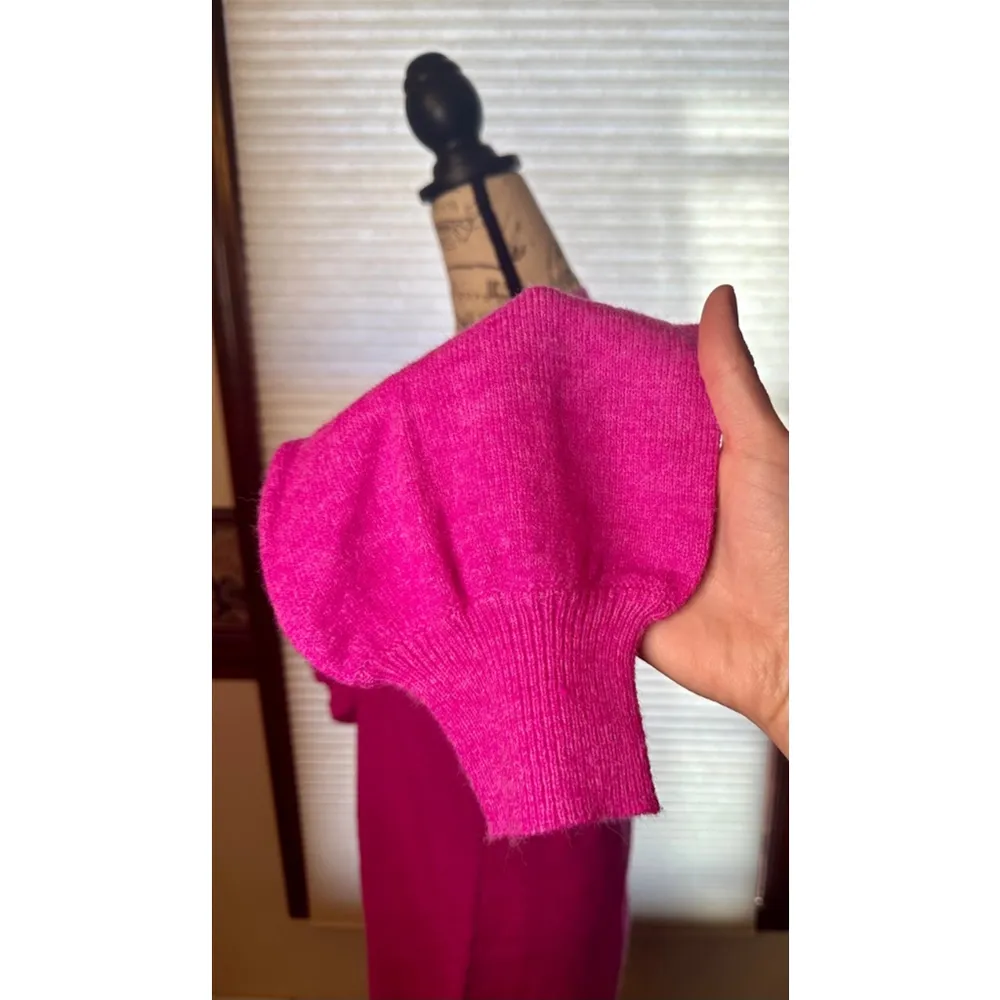 NWT Fate Extra Large Ruffle Sweater Dress Pink Size XL - Image 6