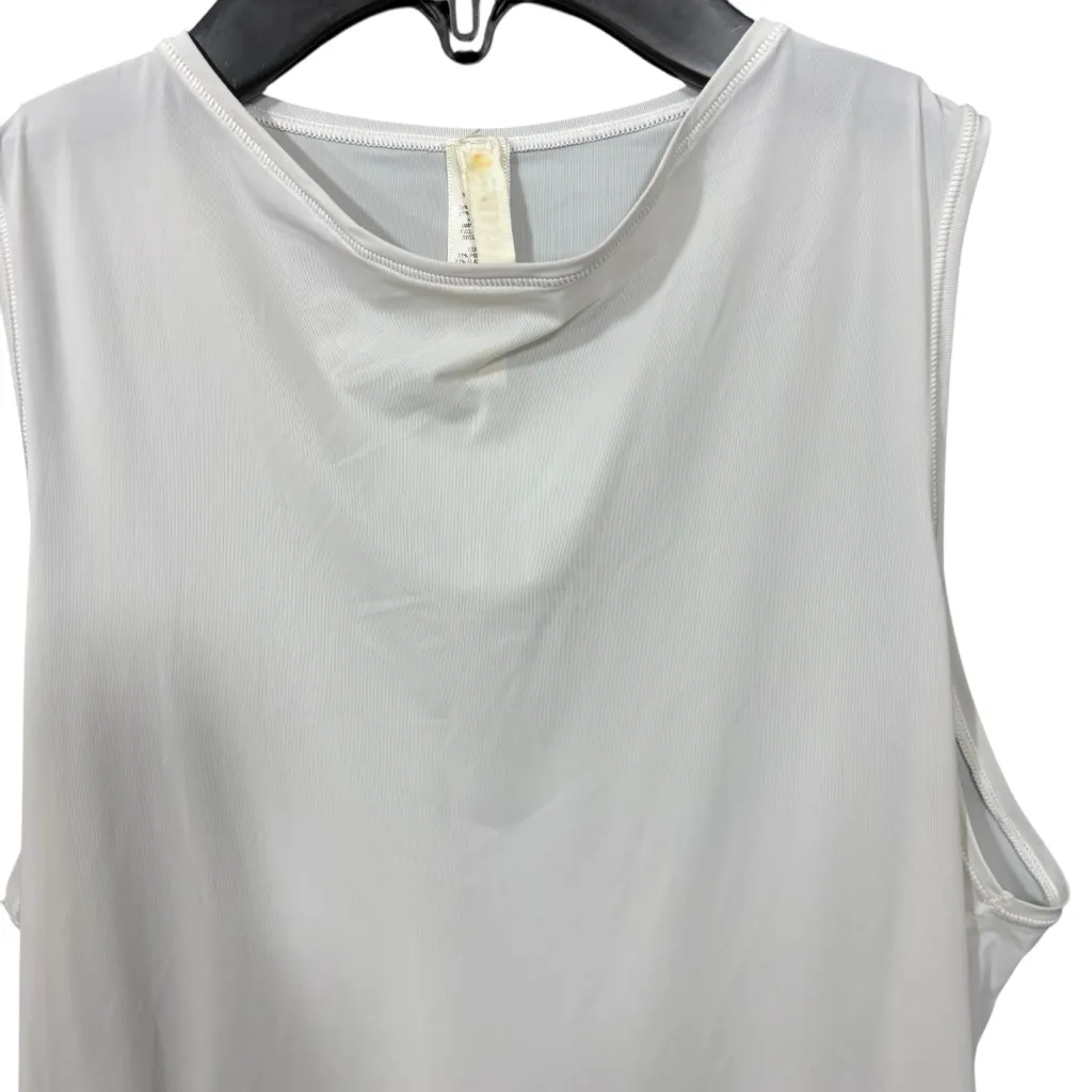 SKIMS $62 Jelly Sheer Crew Neck Bodysuit - White L - Image 3