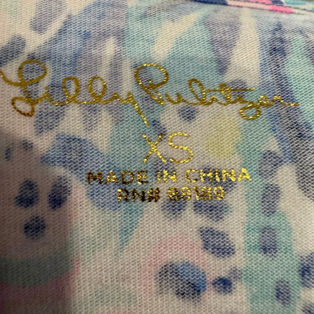 Lilly Pulitzer Long Sleeve  Davie Dress in Fan Sea Pants Print Preppy Coastal XS - Image 14