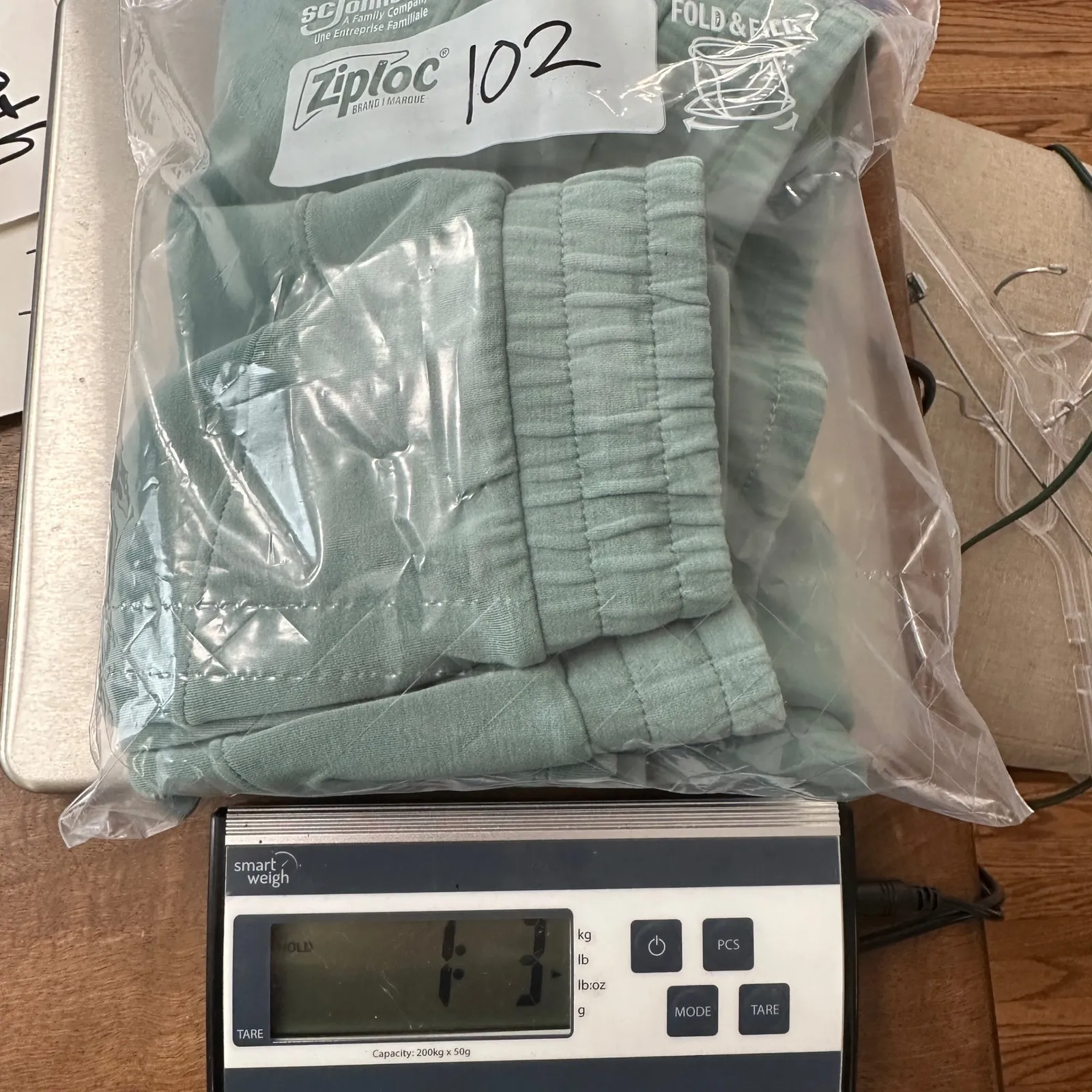 Member's Mark Women's XXL Straight Leg Pants‎ Green Sage Drawstring Knit Lounge - Image 12