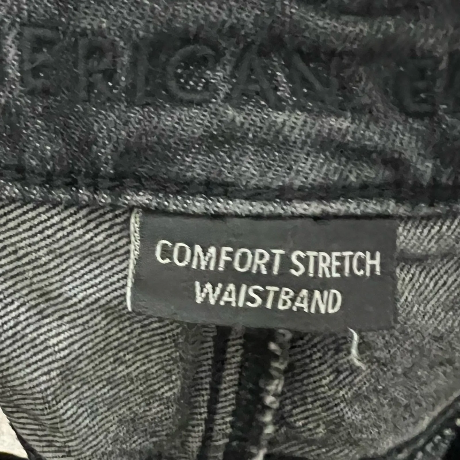 American Eagle Denim Shorts Womens 2 Black Distressed Stretch Grunge 90s Y2K - Image 5