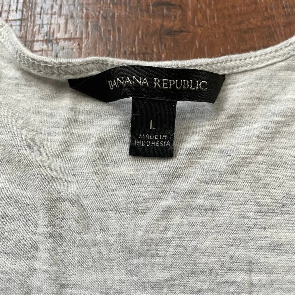 BANANA REPUBLIC gray tank top, size L - Image 5