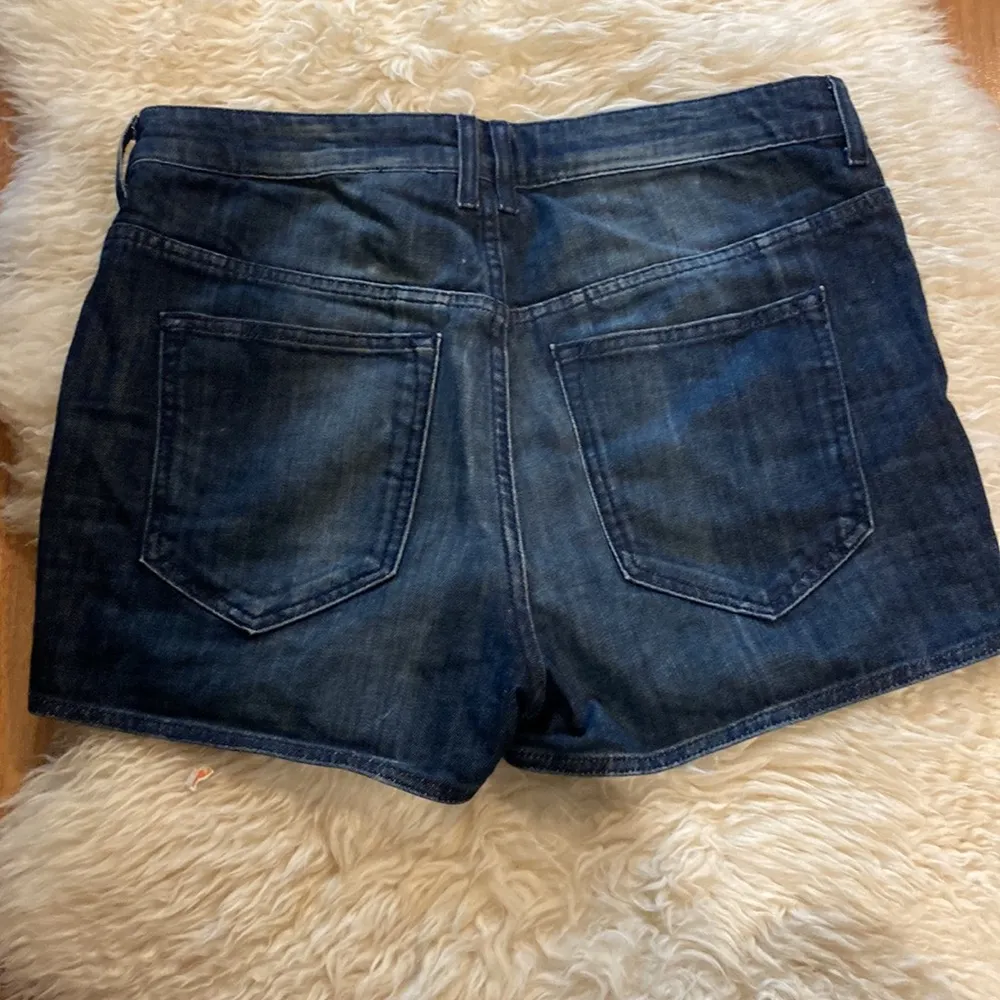 H&M Divided Dark Blue Jean Shorts EUC Sz 12 Cotton High Rise Women’s - Image 37