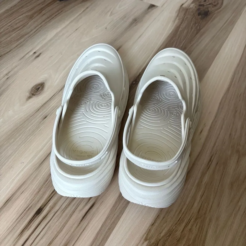 Vionic Wave RX Clogs Womens Size 10 White Recovery Ventilated Comfort - Image 5