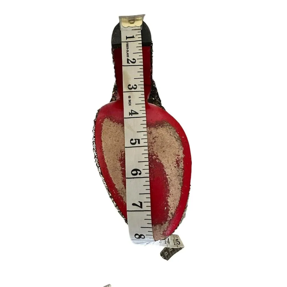 Christian Louboutin • Multicolor Sequin Party Boot Sz 38.5 - Image 7