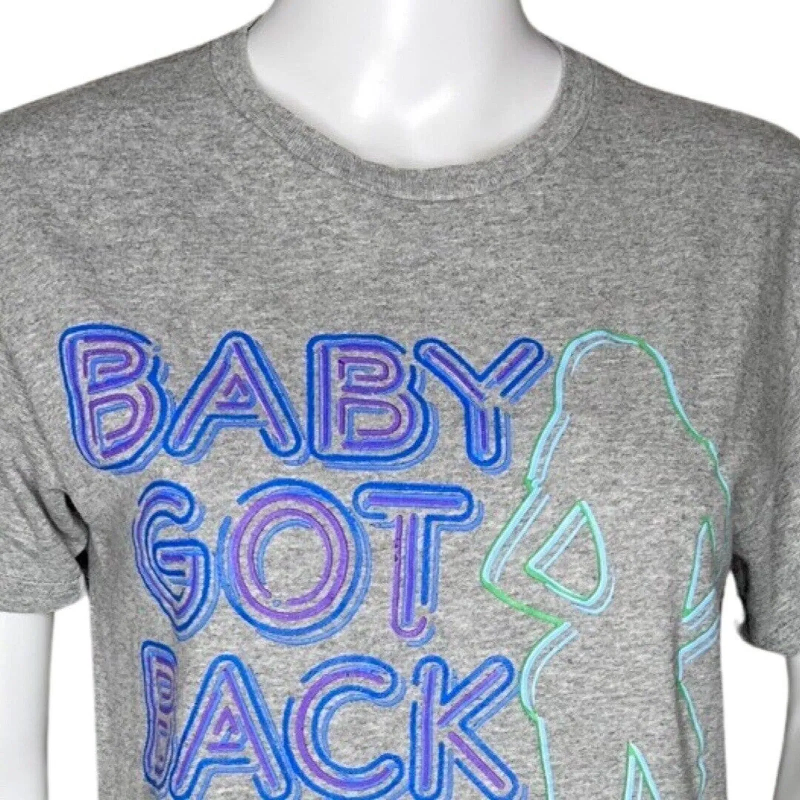 SirMixaLot Shirt Womens Small Gray Baby‎ Got Back Graphic Tee Music Rapp Casual - Image 5