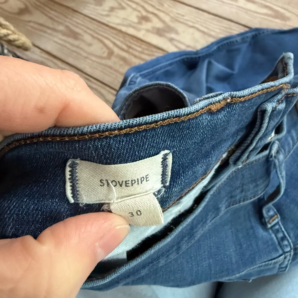Madewell stove pipe jeans size 30 - Image 2