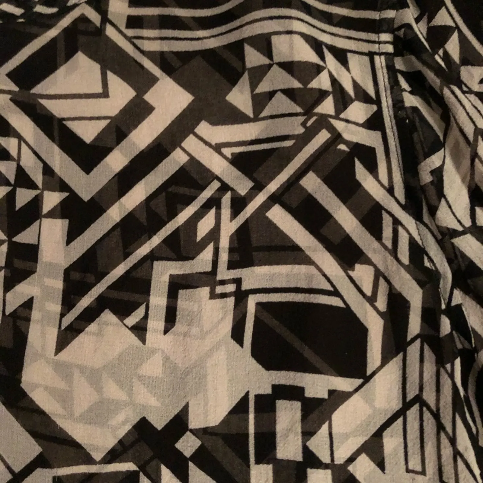 Equipment  Geometric Sheer Top - Image 4