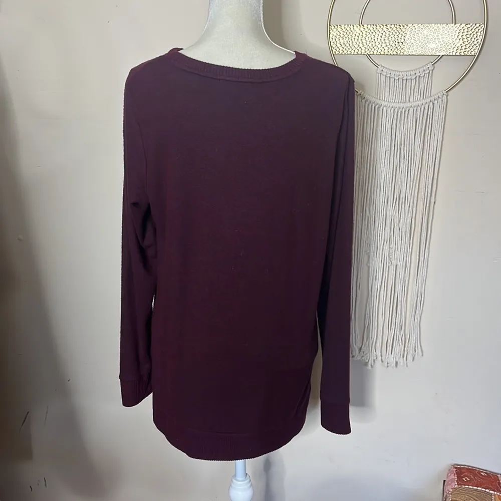 Lucky brand • cloud jersey vneck tunic sweater - Image 85