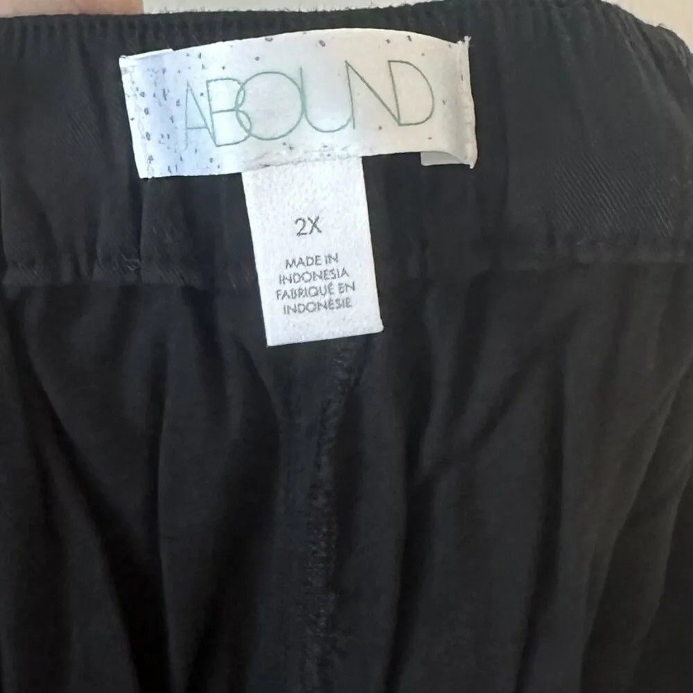 NWT Abound by Nordstrom Black Pull-On Pants - 2X - Image 4