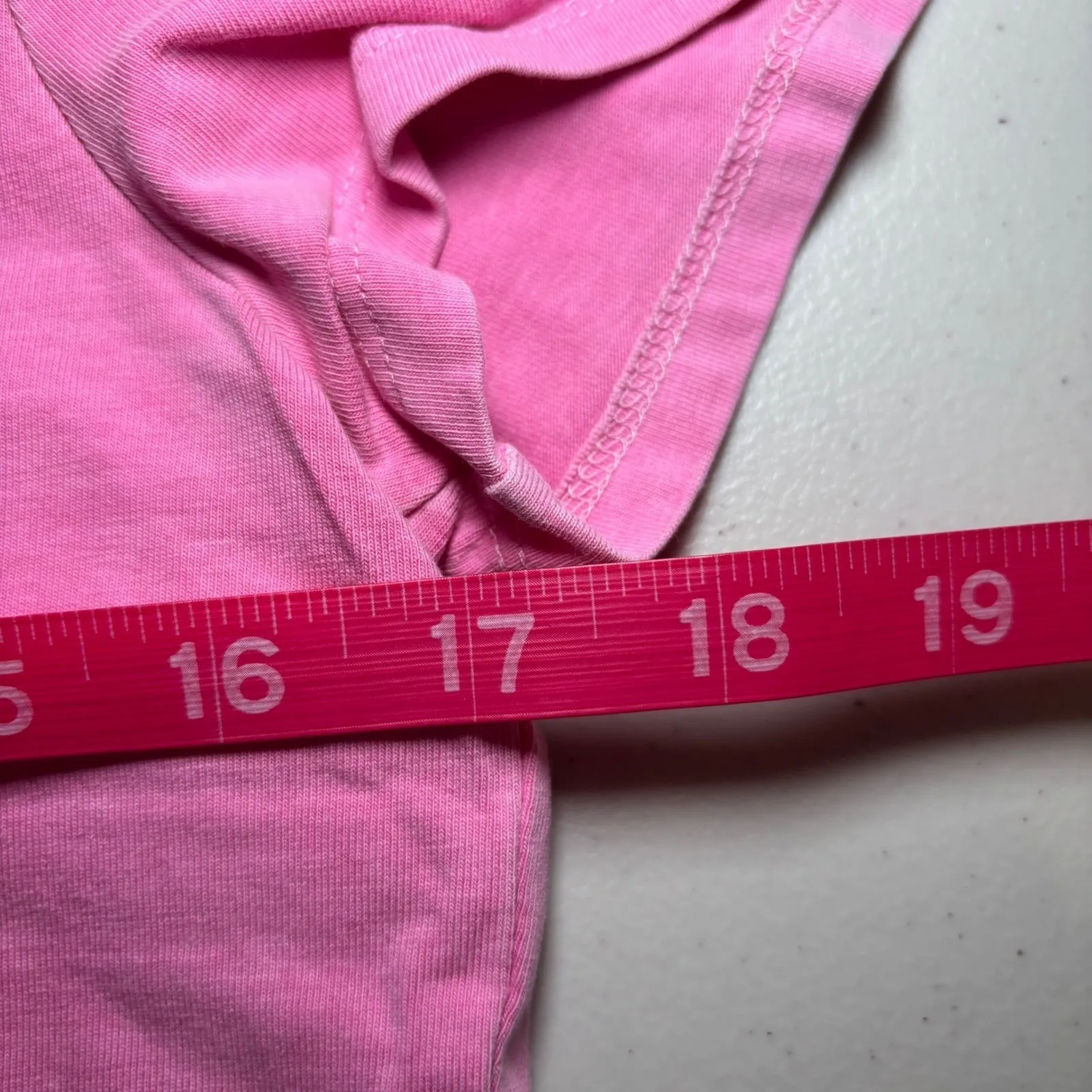 Juicy Couture Forever 21 Hot Pink Baby Crop‎ T-shirt Large 90s Y2K Retro Graphic - Image 5
