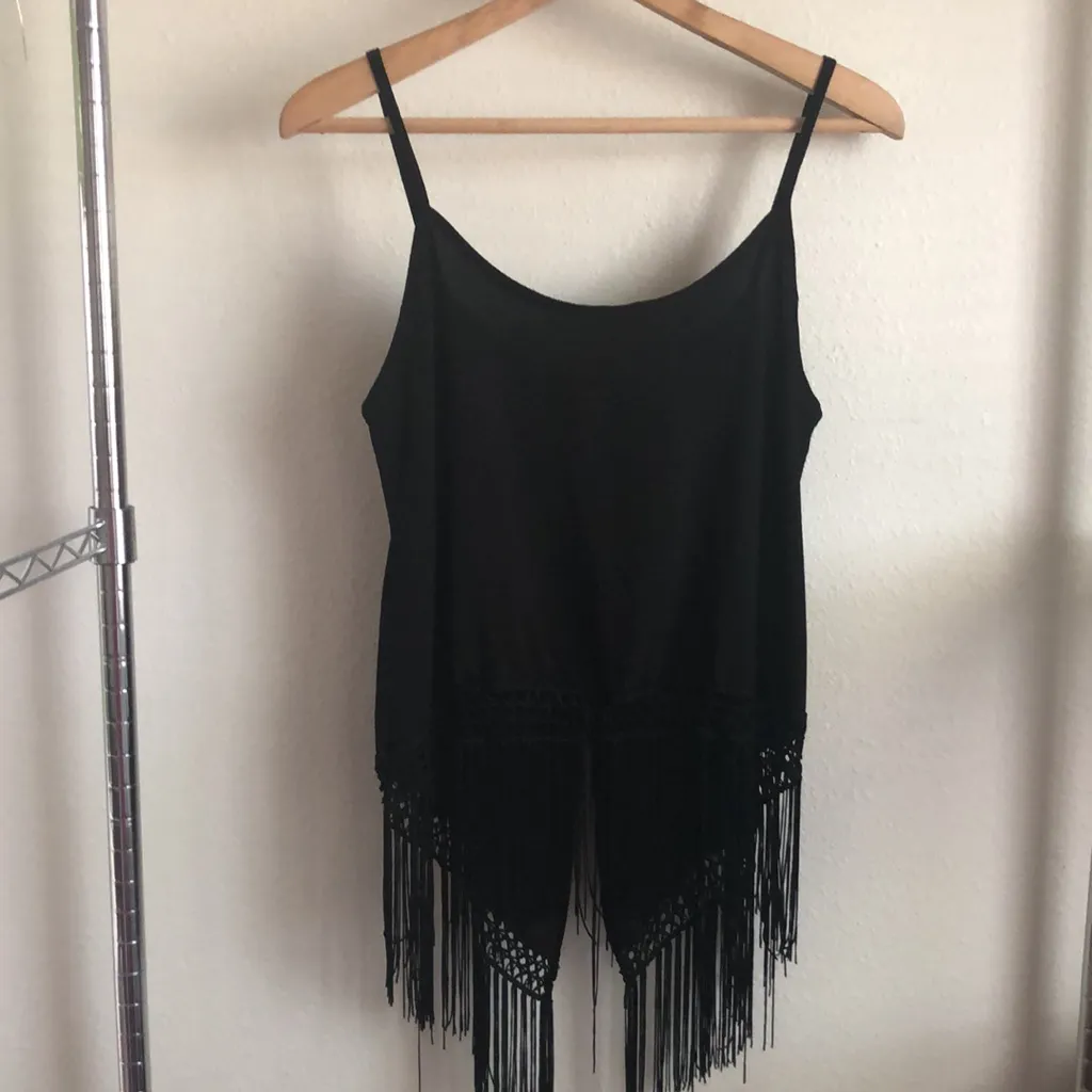 Painted Threads  Spaghetti strap Top. - Image 2