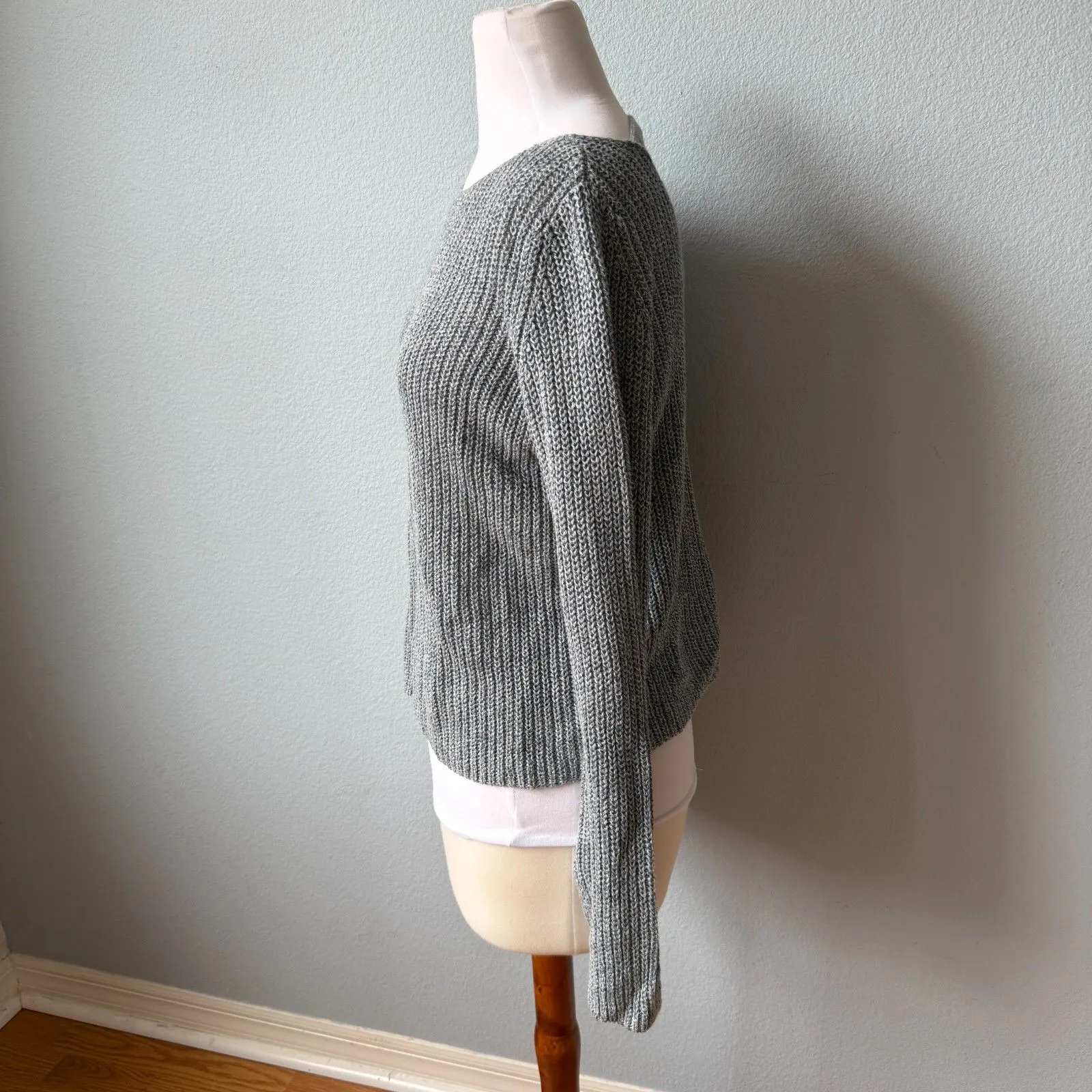 Theory Lalora Linen Blend Sweater Size Small - Image 6