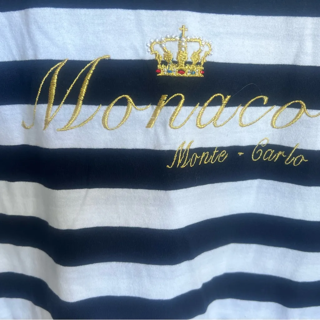 T‎ shirt dress striped Black Size XL - Image 4