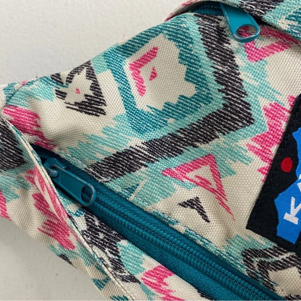 Kavu Multicolored Ikat Classic Rope Sling Bag Outdoors Utility Hiking Backpack - Image 5