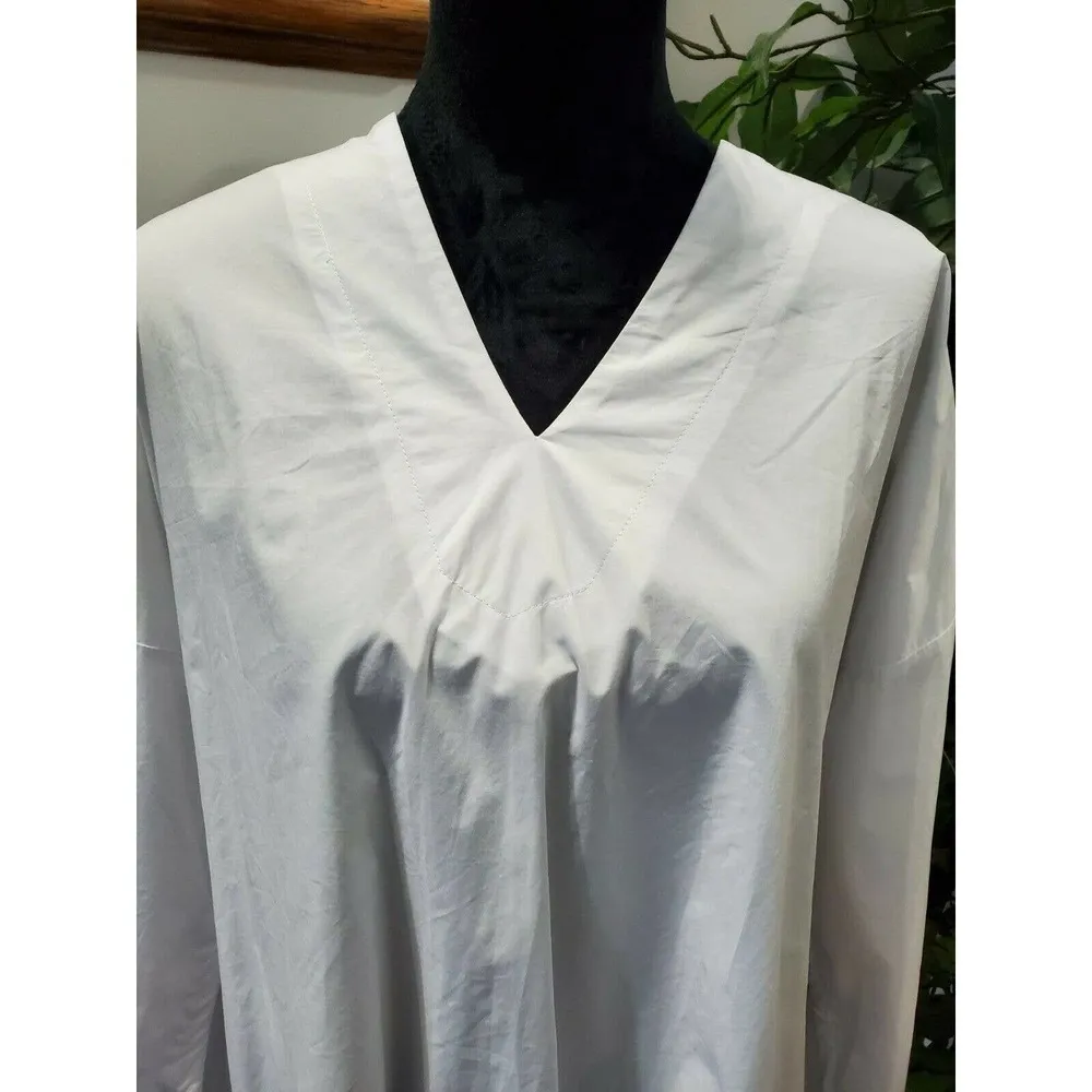 Boutique Why Dress Women's White 100% Cotton V - Image 4