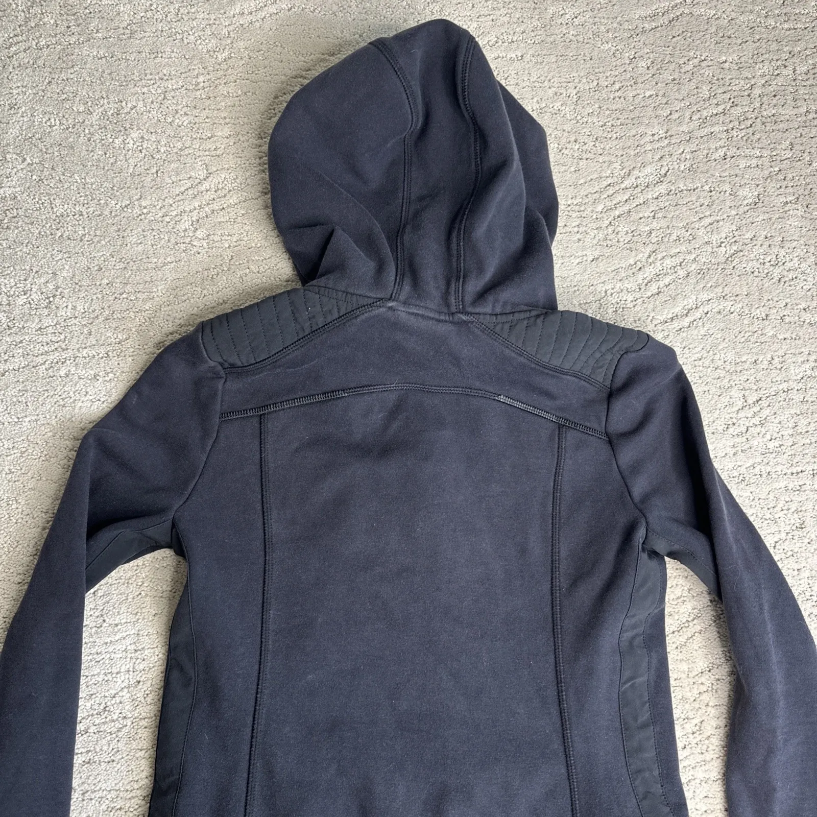 Women's Athleta XS Stronger Hoodie Full Zip Running Athletic Gym‎ - Image 6
