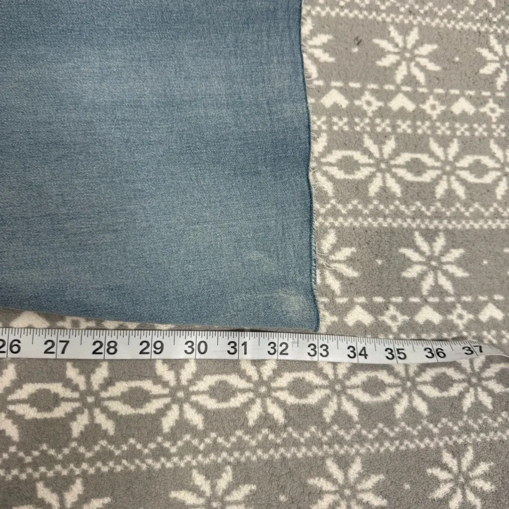 Free People Flare Float On‎ Pant Jean in Love Letters Blue Size 24 - Image 12