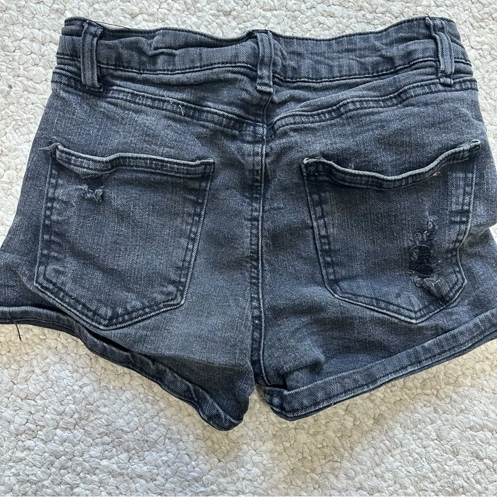 Refuge By Charlotte Russe Black Distressed Shorts Women Size 0 Summer - Image 5