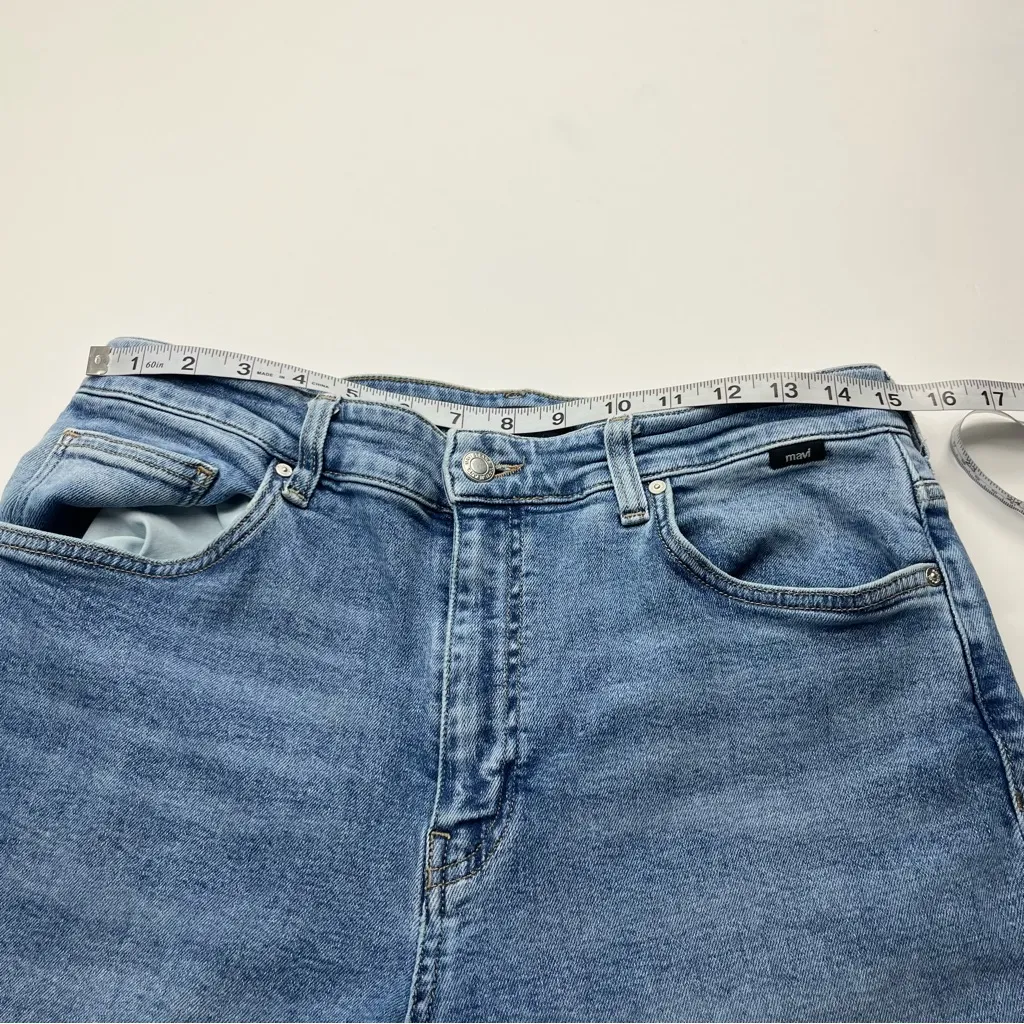 Mavi Barcelona High Rise‎ Wide Leg Womens Size 31 Blue Denim Jean *TINY FLAW - Image 7