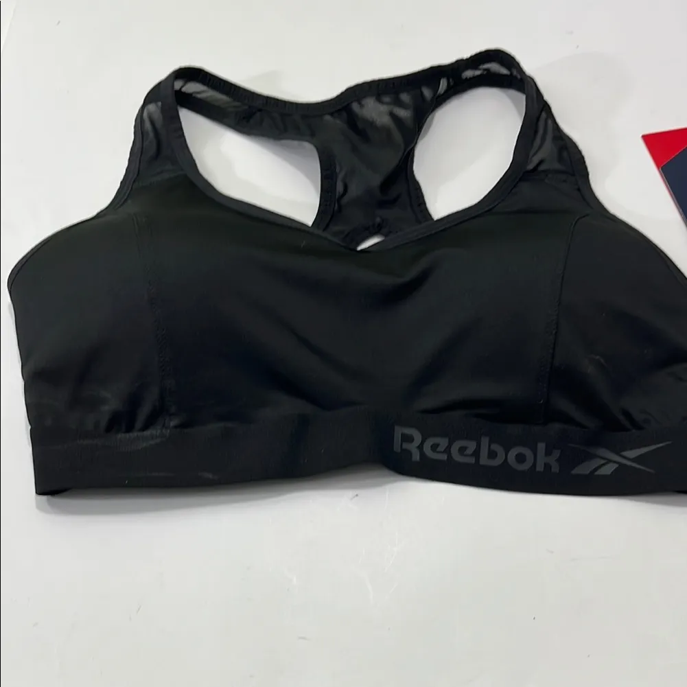 Reebok Women's Black Sports Bra - Image 8
