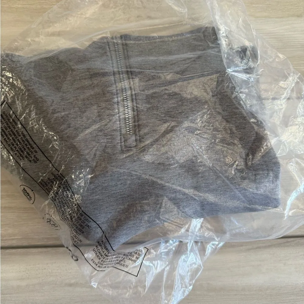 SPANX AirEssentials Half Zip Grey XL NWT IN PACKAGE - Image 8