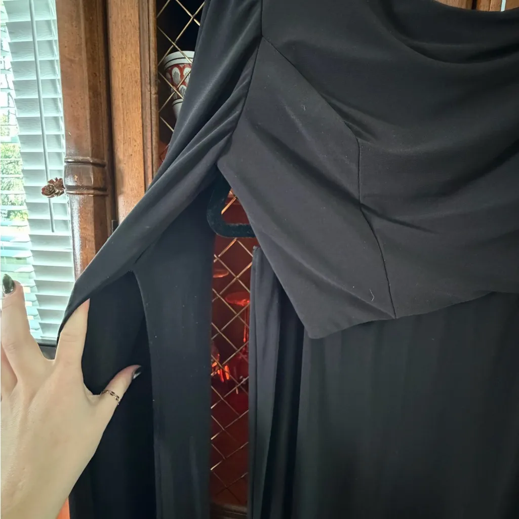 Elegant Black Two Piece Dress - Image 6