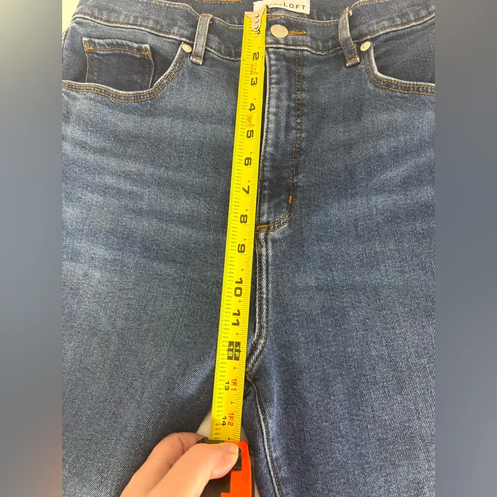 Loft  The Slim Jeans Straight Size 31 EUC - Image 7