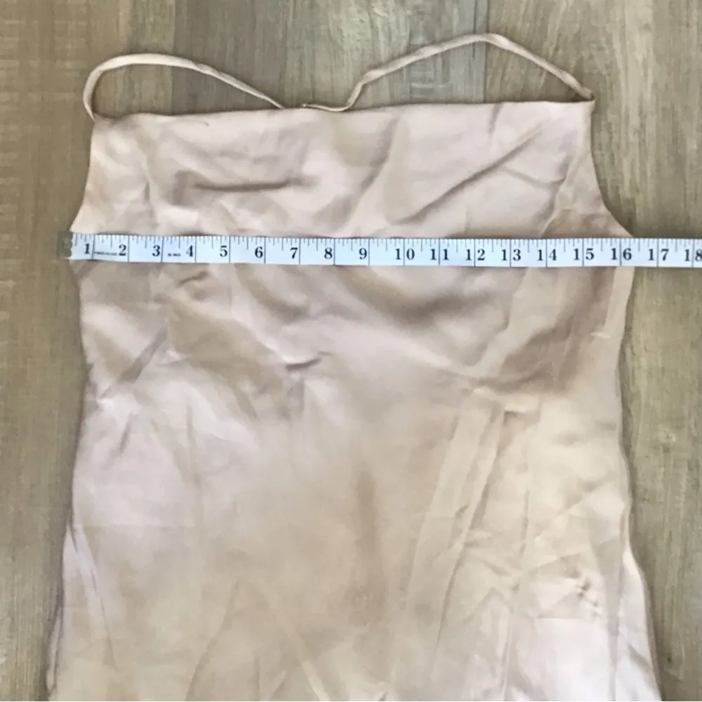 Show Me Your Mumu Cocktail Women Midi Dress True Gold Luxe Satin SIZE M - Image 3