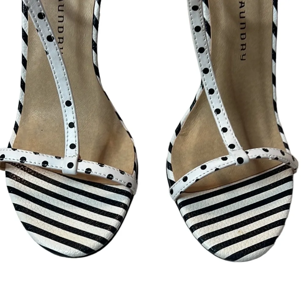 Chinese Laundry Polka Dot Dress Sandal,White/Black Size 8.5 - Image 2