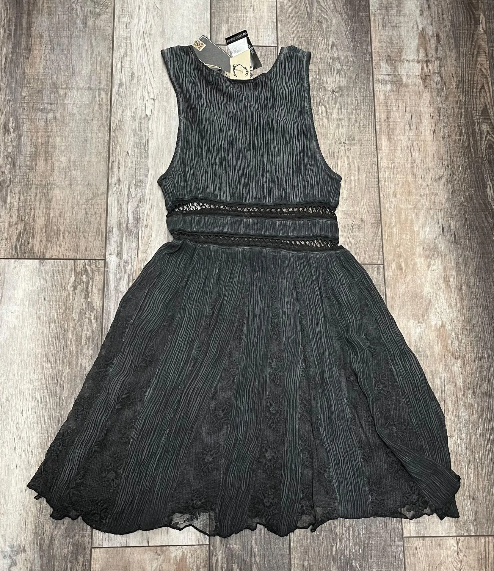 NWT  by Lost Gray Tunic Lace Fit and Flare Dress Size Small - Image 4