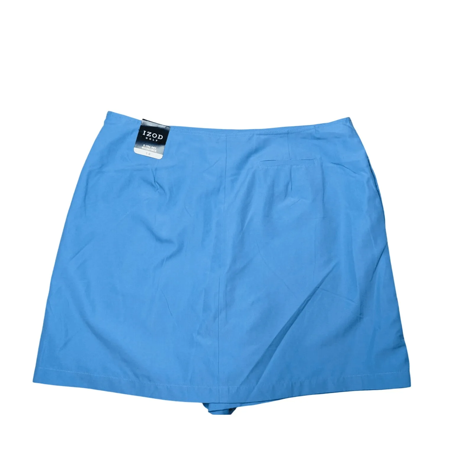 Izod Golf X-Tra Dry‎ Microfiber High Rise Blue Lake Skort 14 Sportswear Pastel - Image 6