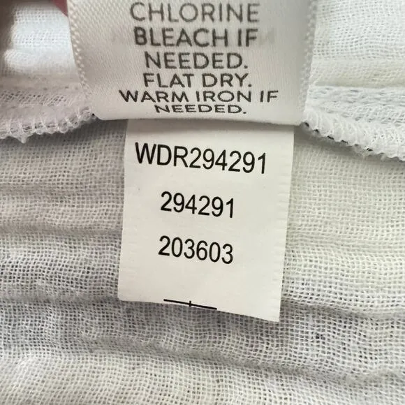 J.jill Cabana Striped Midi‎ Woven Cotton Dress Size L Blue Size L - Image 7