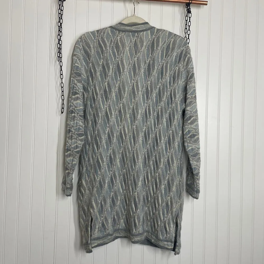 Purely Australian Womens Gray Merino Wool Button - Image 5