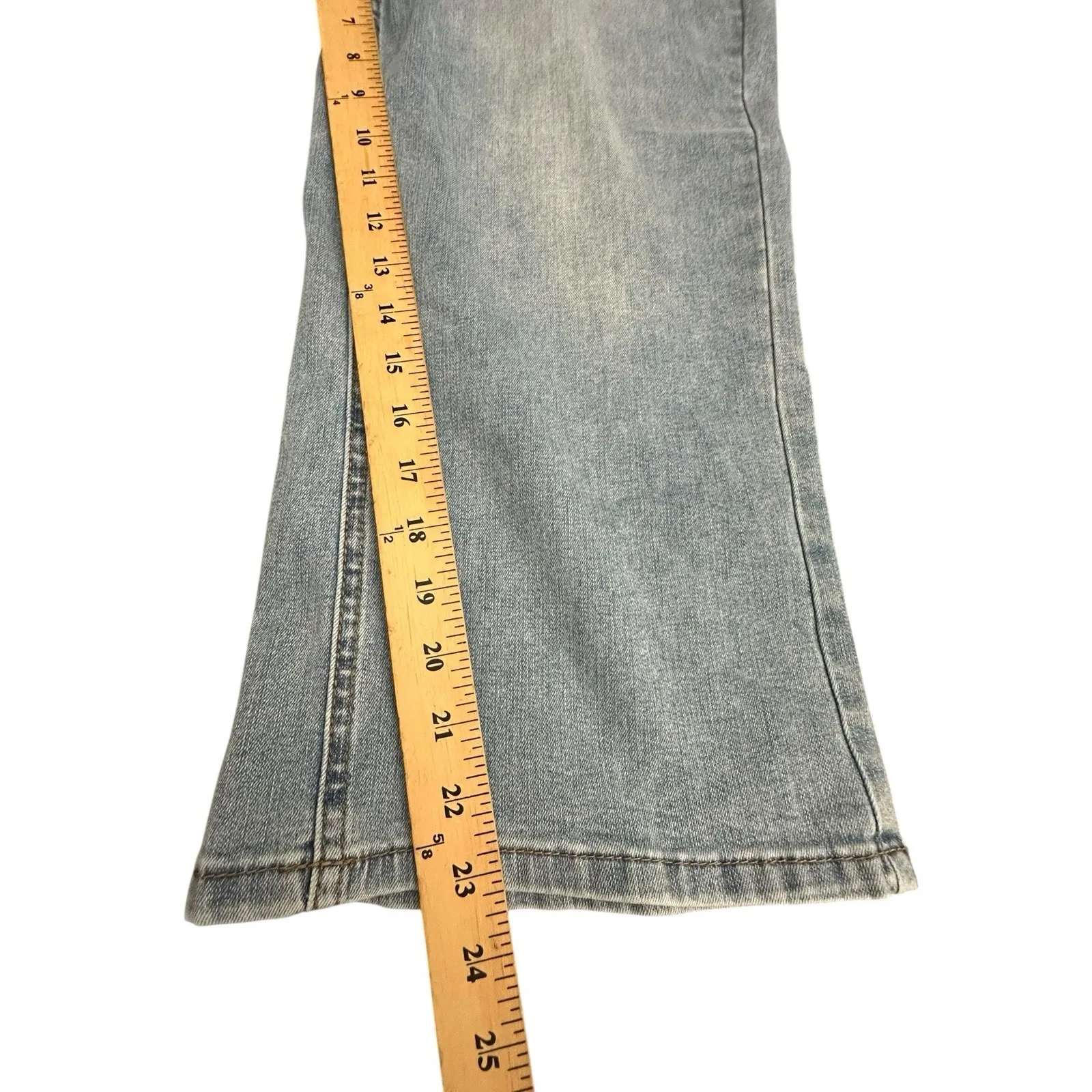 NWT Judy Blue Jeans Womens Size 16W Blue Wide Leg Crop Stretch Denim #G6-4 - Image 8