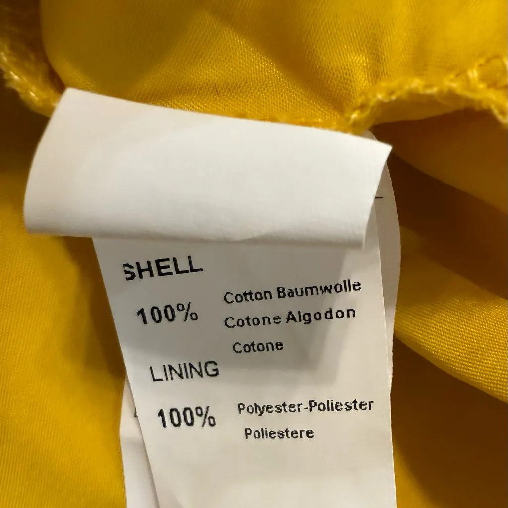 Cupshe Vibrant Yellow Eyelet Mini Dress - Image 13