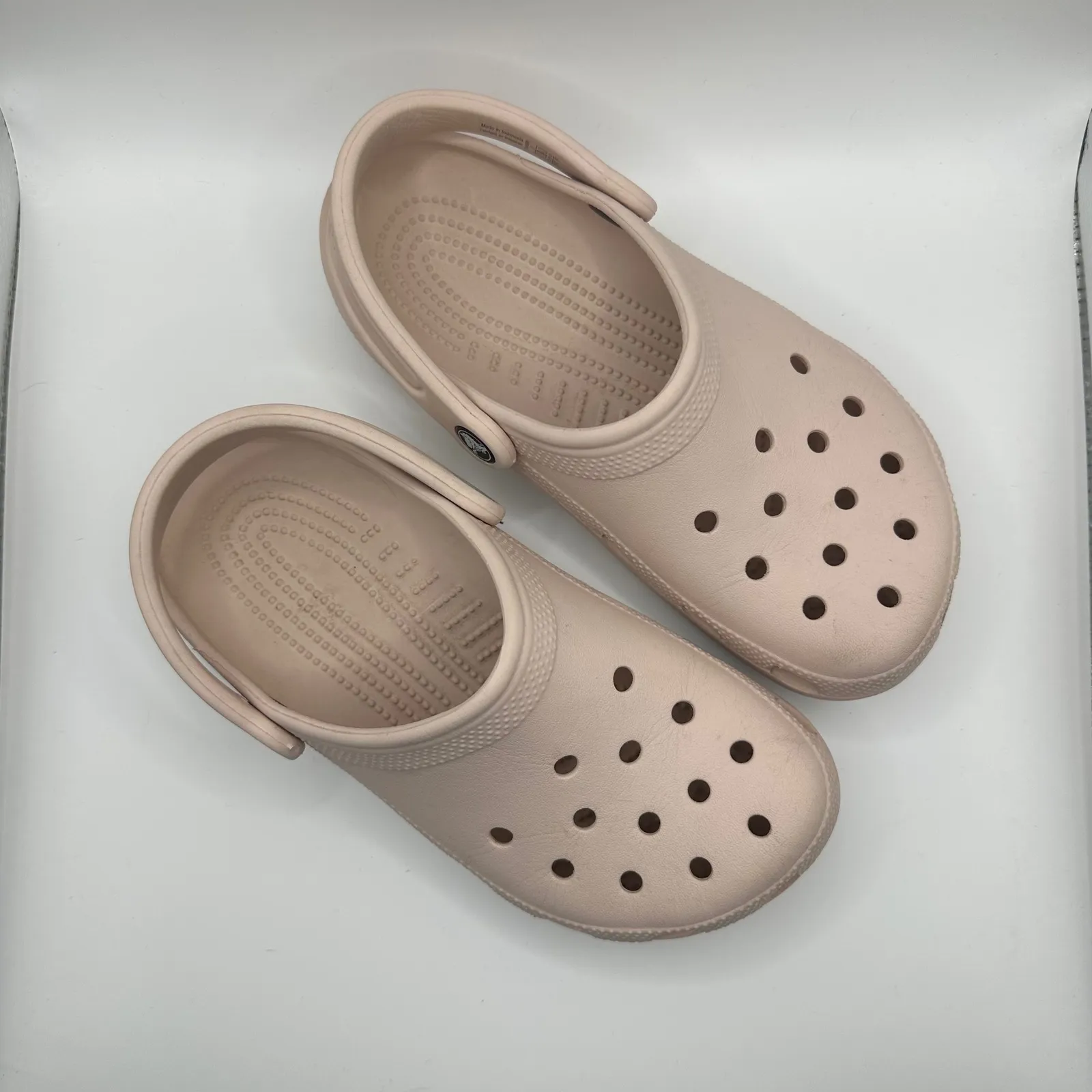 Crocs Classic Clog Sandals pink Slip On Womens Size 5- 5.5 - Image 2