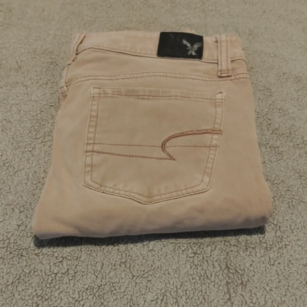 American Eagle 360 Super Stretch Pink Skinny Denim Jeans Size 2 GUC #6379 - Image 5