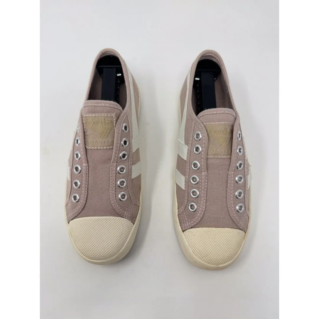 Gola Coaster Slip Women Shoes Pink Canvas Plimsoll Athletic Low Top Sneaker US 5 - Image 2