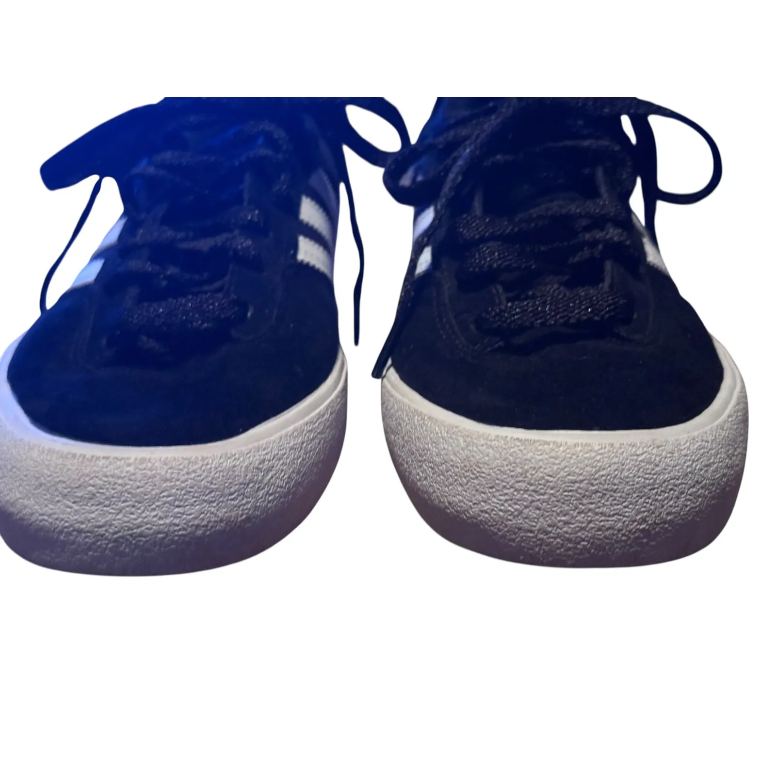 Adidas Skateboarding Suede Sneakers Black White Stripes Low Top Casual Shoes - Image 5