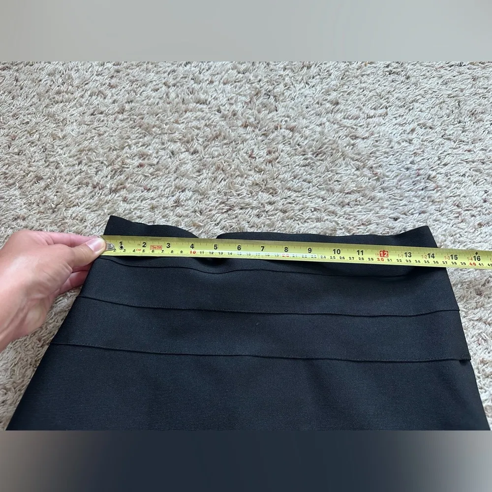 Haute Monde Bandage Bodycon Skirt Womens Large High-Waisted Knit Essentials - Image 3