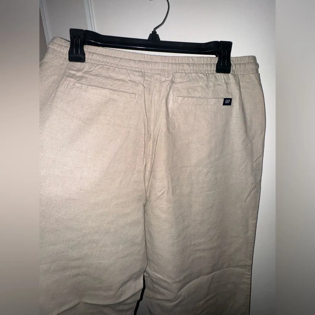 GAP Women's Tan Wide Leg Pants - Image 4