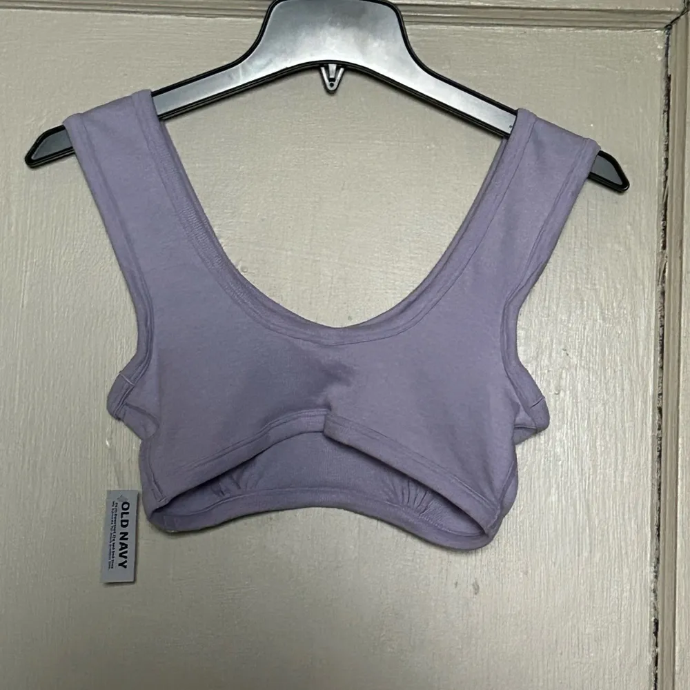NWT  | Rib-Knit Bralette Top | Size: Medium | Dusky Lavender - Image 9
