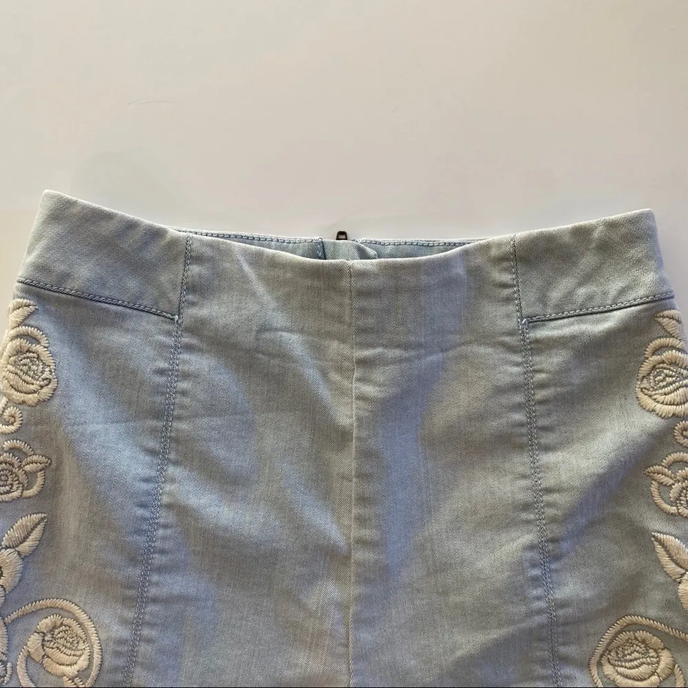 Kimchi Blue Embroidered High Waisted Micro Shorts 6 - Image 5