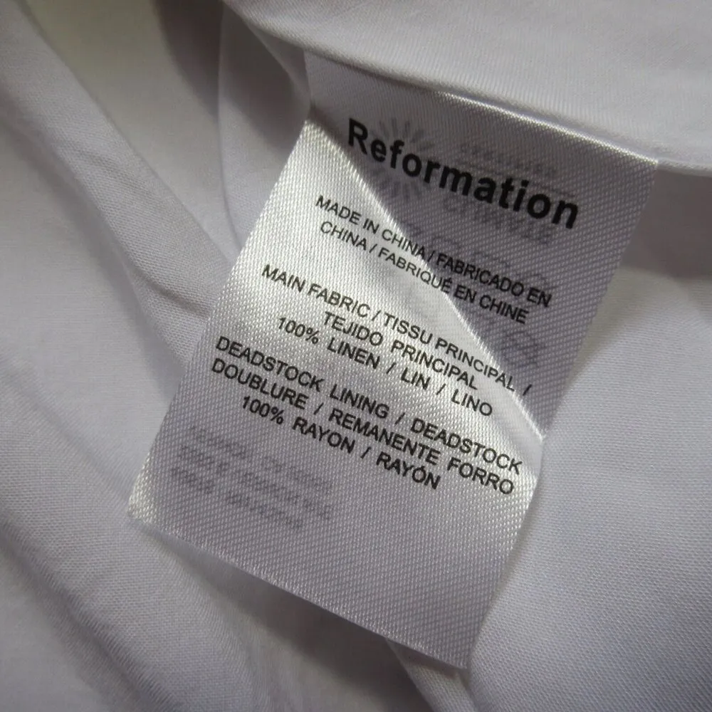 NWT Reformation Casette in Bella Floral Linen Cowl Neck Midi Dress 4 $248 - Image 6