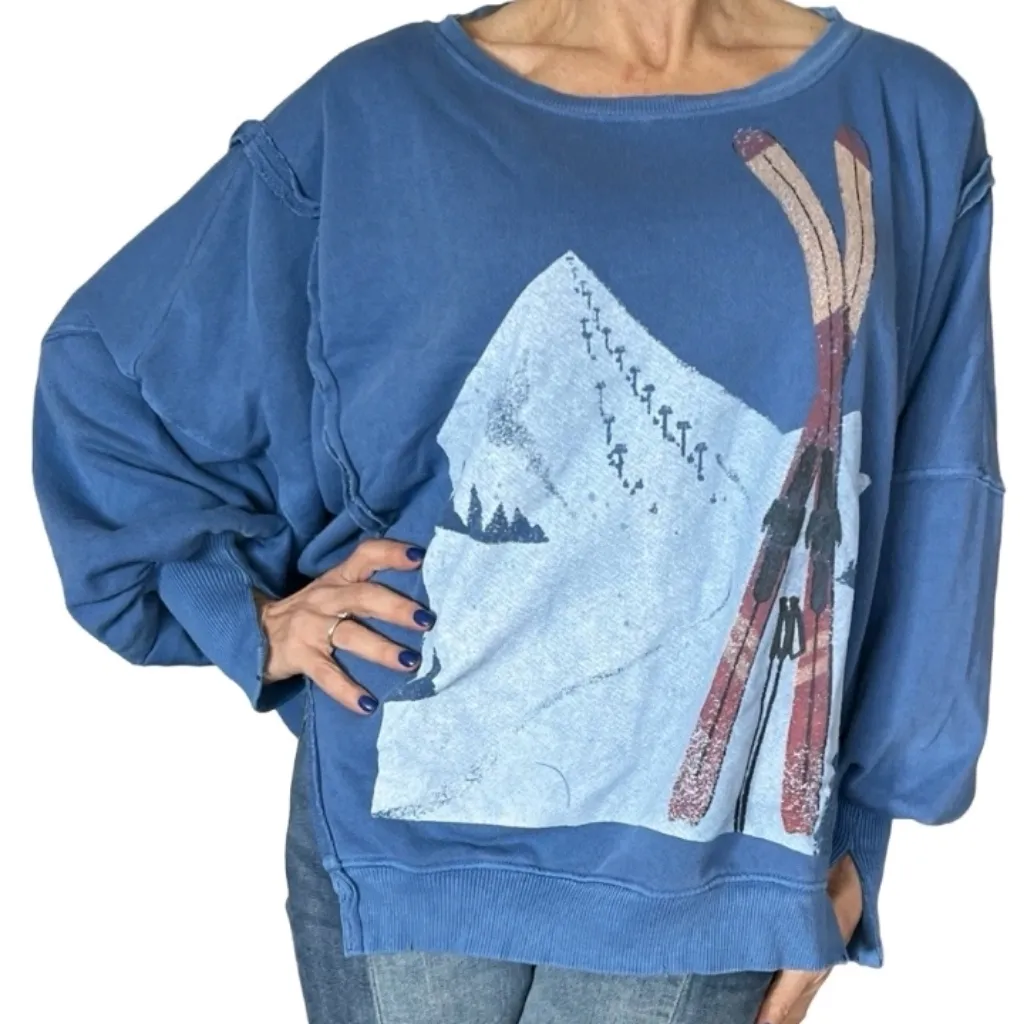 We The Free Graphic Camden in SeaSky Combo sz XS NWT - Image 2